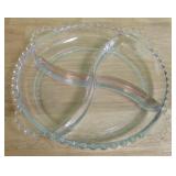 Imperial Glass Candlewick Divided Relish Dish