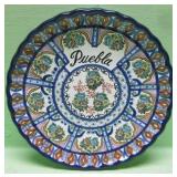 Talavera Hand Painted Puebla Pottery Plate