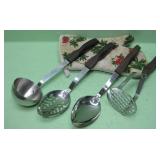 Cutco #12, #13, #14, #15 Wood Handle Utensils