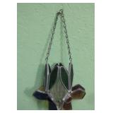 6' Stained Glass Hanging Votive Candle Holder