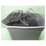 Assorted Black Wire Organizers