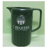 Chequers Blended Scotch Whiskey Pitcher