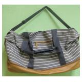 Design Shoe Warehouse Striped Tote Bag