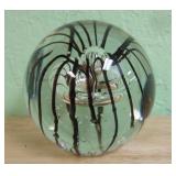 Clear Paperweight with Internal Bubble
