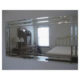 48 X 24 Wall Mirror - Slight Wear At Edge