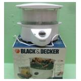 Black & Decker Flavor Steamer in Box - Works