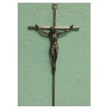 Brass Catholic Cross Engraved INRI