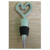 Metal Heart Wine Bottle Stopper