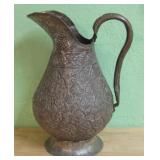Vintage Copper 12' Water Jug Made In India