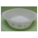 Vintage Glasbake Atomic Starburst Casserole Dish