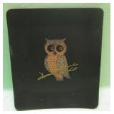 Owl Design Couroc Of Monterey Tray