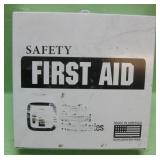 11 X 11 X 2.5 Metal First Aid Case With Contents