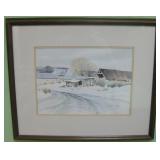 1983 Secundino Sandoval Original Watercolor