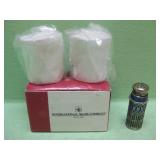 NIB Silverplated Drum Salt & Pepper Set - See Info