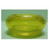Vintage Controlled Bubble Art Glass Ashtray