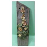 20' C.C. Cline Ceramic On Wood Decor - See Info