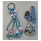 Southwest Design Brooch & Key Chain