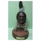 Sitting Bull Bronze Sculpture By Ralph Roybal