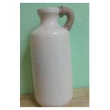16' Tall Ceramic Vase With Twine Wrapped Handle