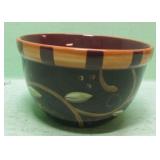 Demdaco Chocolate Berries Design Serving Bowl