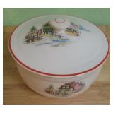 Vintage Crooksville Covered Casserole Dish