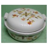 Hall's Superior Autumn Leaf Covered Casserole