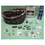 Collectible Pin Backs, Spoon,  Air Force Items