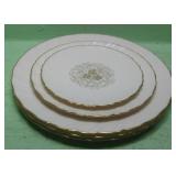 Assorted Lenox Orleans Silver Label Dishes