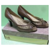 Sofft Brown Leather Shoes Size 7