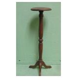 36' Vintage Oak Plant Stand