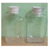Two Glass Refrigerator Pitchers