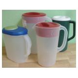Four Assorted Drink Pitchers