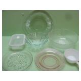 Vintage Glass Assorted Trays and Bowls