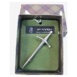 Art Pewter Scotland Wallace Sword Pin