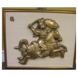 21 X 18 Framed Tibetan Art Hanging