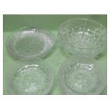 assorted Glass Serving Bowls