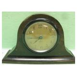 Vintage Gilbert Wood Desk Clock - Untested