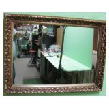 30 X 22 Ornate Framed Hanging Mirror