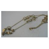 Two Fashion Necklaces - One Marked Ellen Tracy