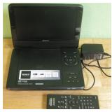 Sony 9' Portable DVD Player With Remote - Works