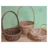 Three Assorted Baskets