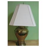 29' Tall Brass Desk Lamp - Works