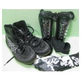 Asics Wrestling Shoes, Nike Socks & Shin Guards