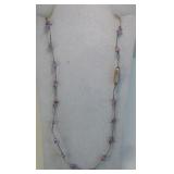 Purple Stone Fashion Necklace