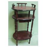 31' Tall Wood End Table