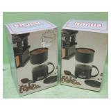 Two Enjoy Woo Loon Coffee / Tea Cup With Filter