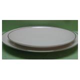 Two Noritake Montblanc #7527 Ivory China Platters