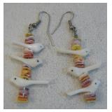 Spiny Oyster & Shell Fetish Earrings