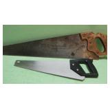 Two Hand Saws With Henry Disston & Sons