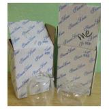 Two Princess House Blown Lead Crystal Decor Items